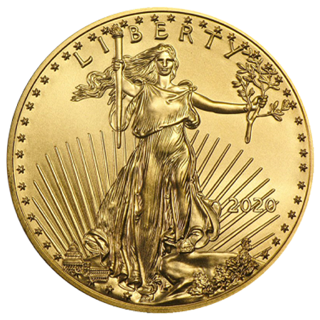 2020 1/2 oz American Eagle Gold Coin (America)